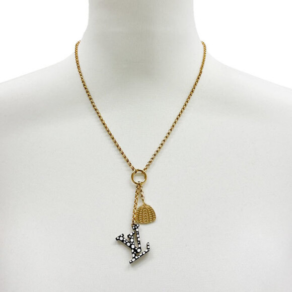 LOUIS VUITTON Black Necklace - Picture 10 of 12
